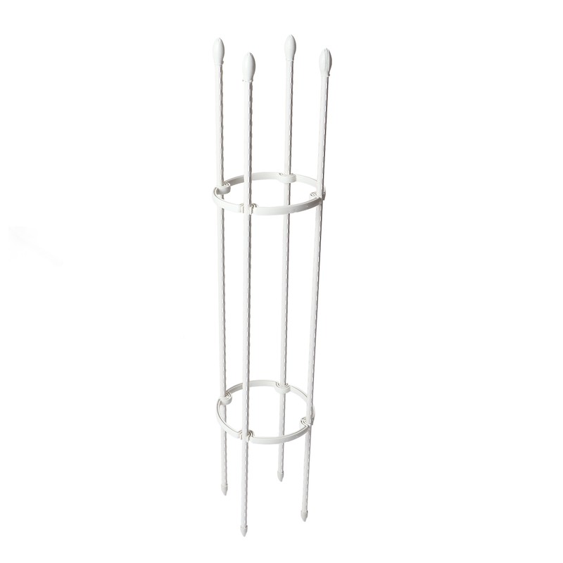 2 Sets Vines Climbing Support Balcony Outdoor Steel Pipe Plant