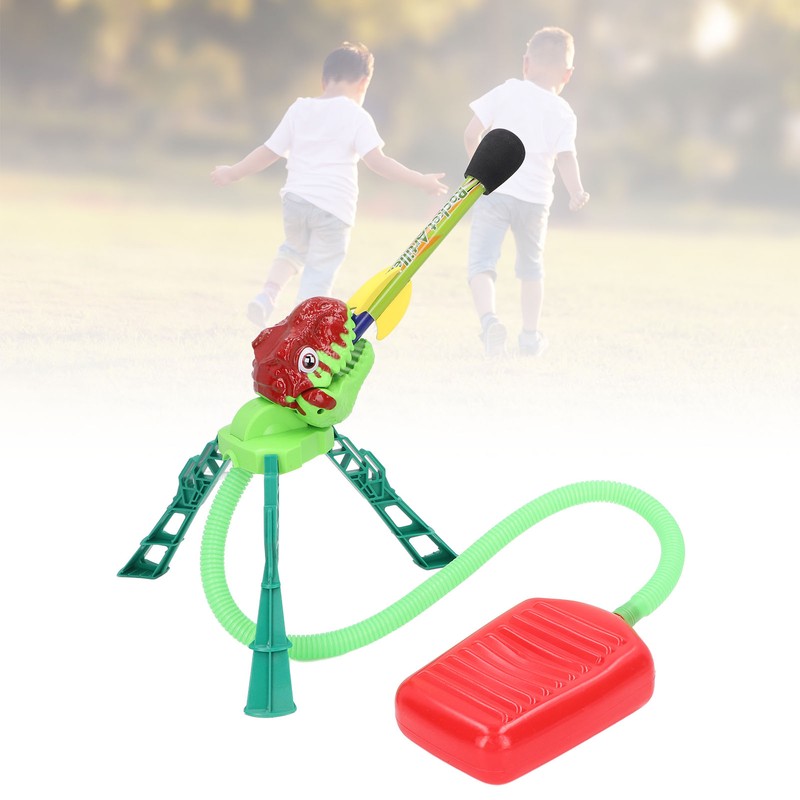 Kids Rocket Launcher Safe Luminous Effect Step On Launcher Toy
