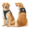 PAWSPASSION Tactical Dog Harness for Large Dogs, Chew-Proof Metal Hardware,