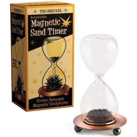 Tradeopia Original Reversible Magnetic Sandtimer, Modern Home, Kitchen, and Office Decoration, Sandtimer, Create Awesome Magnetic Sculptures