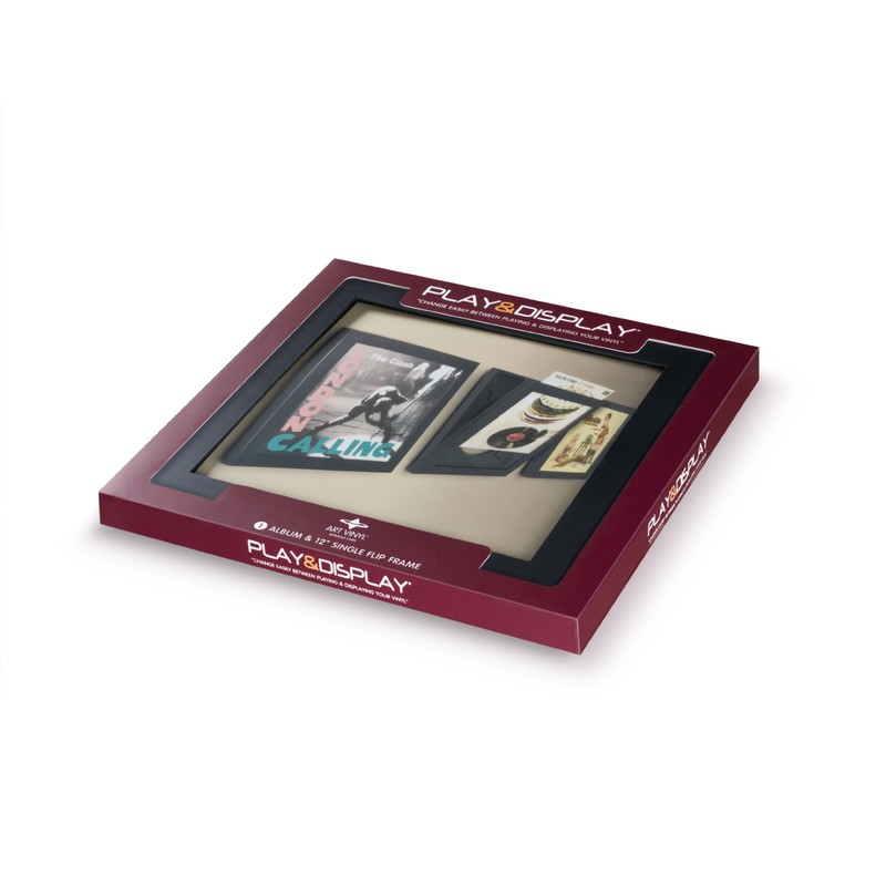 Art Vinyl Play & Display Record Frame (Black)