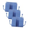 DOITOOL 3pcs Wall Mount Remote Storage Box Phone Holder for