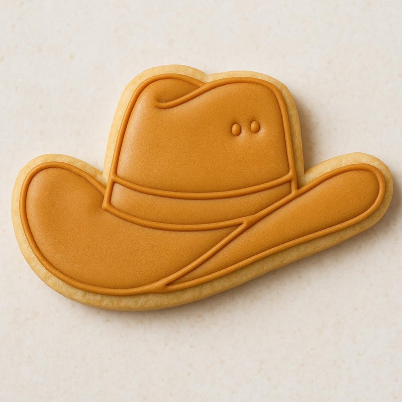 Cowboy Hat and Boot Cookie Cutter Set (4.25" Each) -
