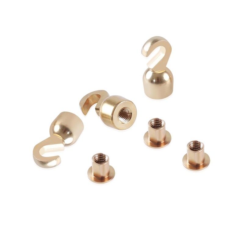 HQPARRTS for Grandfather Clock Weight Shell Hook and Nut Set