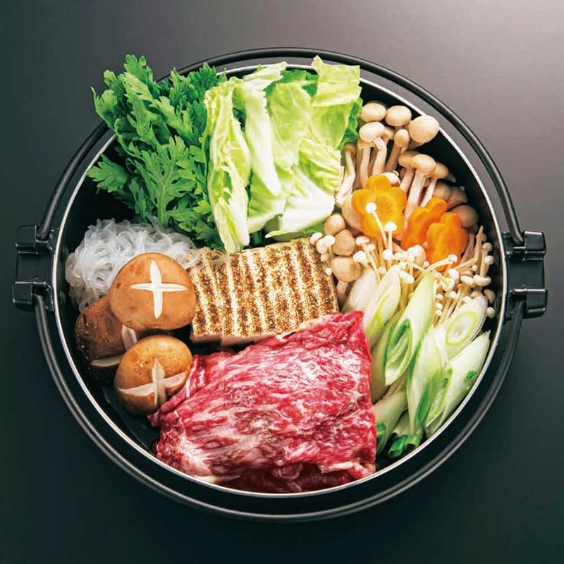 Bestco NQ-0061 IH Sukiyaki Pot with Glass Lid, 6.3 inches