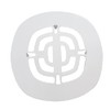 Westbrass A316-50 4-1/2" OD Brass Snap-in Shower Strainer Grid Drain