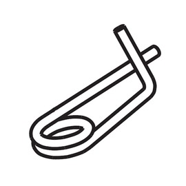 Husqvarna 532199849 Lawn Tractor Retainer Clip Genuine Original Equipment Manufacturer (OEM) Part