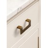 JIASENBAO 5 Pack Gold Cabinet Pulls 3" Hole Center Brushed