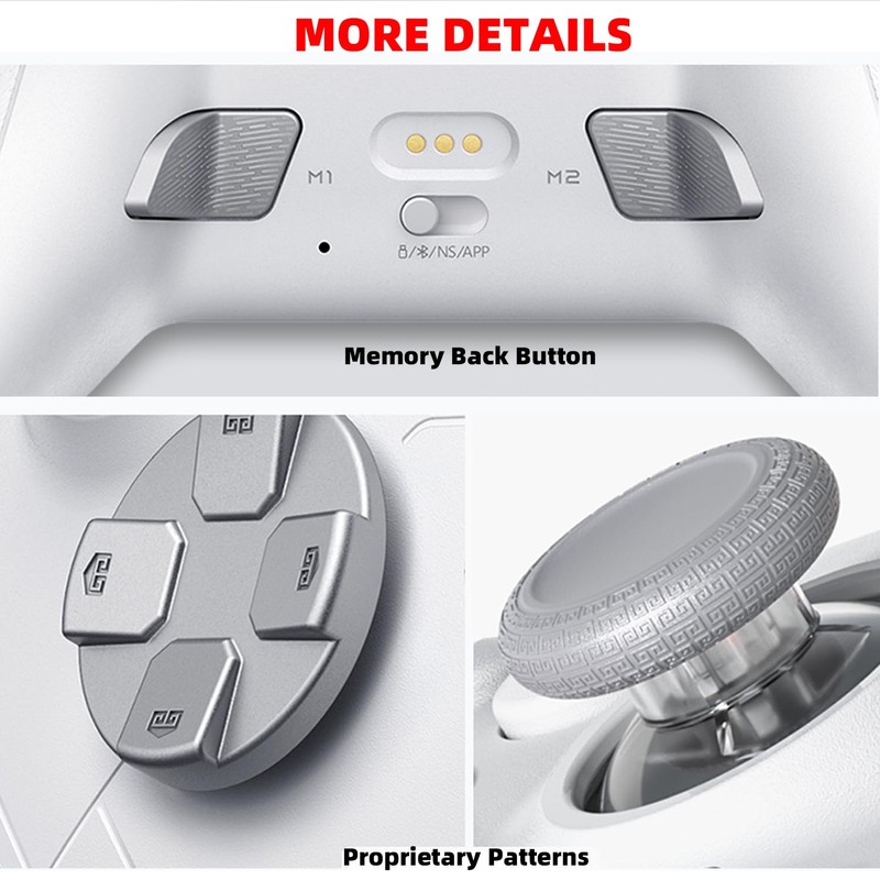 BEITONG KP20 Multiplatform intelligent Wireless Controller- TMR Joysticks& 3-Model Hall