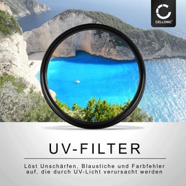 CELLONIC UV Filter Compatible with Nikon Nikkor (Diameter 67 mm) Lenses and Cameras with 67 mm Filter Thread - Protective Filter Protective Glass, Locking Filter, Clear Filter