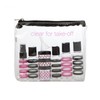 Miamica Women's TSA Compliant Travel Bottles and Travel Toiletry Bag