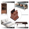 4pcs Adjustable Furniture Risers with Screw Clamp Rubber Bed Couch