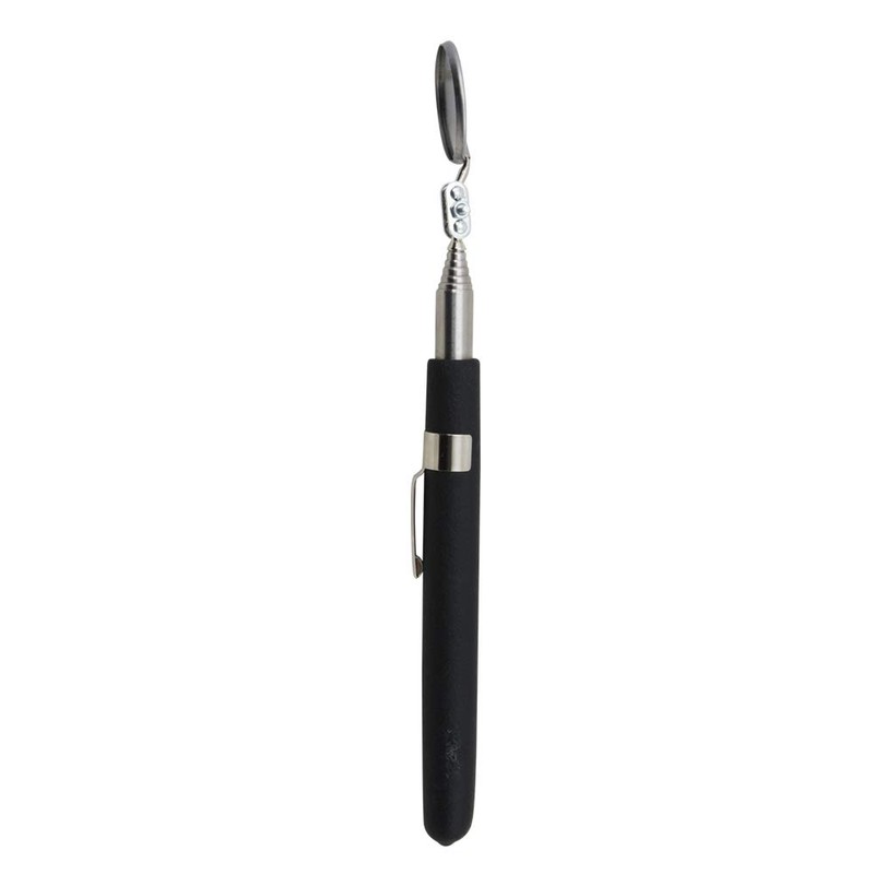 Ullman HTE-2 Glass High-Tech Telescoping Inspection Mirror, 1-1/4" Diameter, 6-1/2"