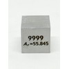 Elemental Specimen Iron Fe (0.4 inch (10 mm) Cube, Engraved