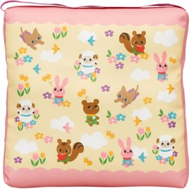 Marushin 0165016000 School Cushion, Piccolino, Nature Friends, Girls, Kindergarten, School Entrance Preparation, Kindergarten, Elementary School, H11.8 x W11.8 x D 2.0 inches (30 x 30 x 5 cm)