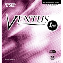 TSP Yamato Table Tennis Racket Rubber ヴxentasu Spin 020431 Back Soft Black Max