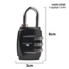 Hazeldene 2 Pack Luggage Padlock | 3 Digit Combination Travel