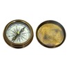 Brass Pocket Compass Vintgae Replica Mariner's Magnetic Compass - Robert