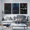 Yuangoes 3-Pack Bryson Poster Tiller Rapper Music Album Art Canvas