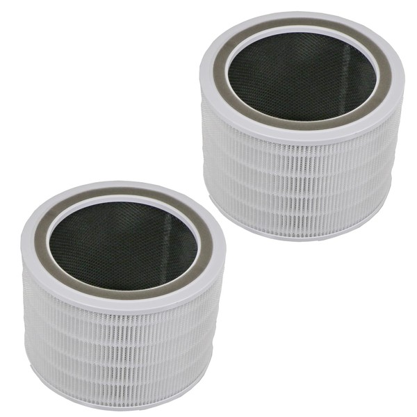 Spares2go HEPA Filter compatible with Levoit Core 200S 200S-RF Air Purifier (Pack of 2)