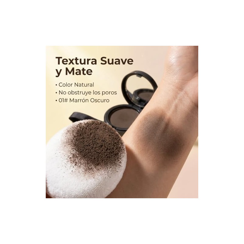 Corrector Polvo para Raíces del Cabello Hair Line Shadow, Marrón