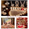 enttgo 1000 Pieces Artificial Silk Rose Petals Flower Decoration Wedding