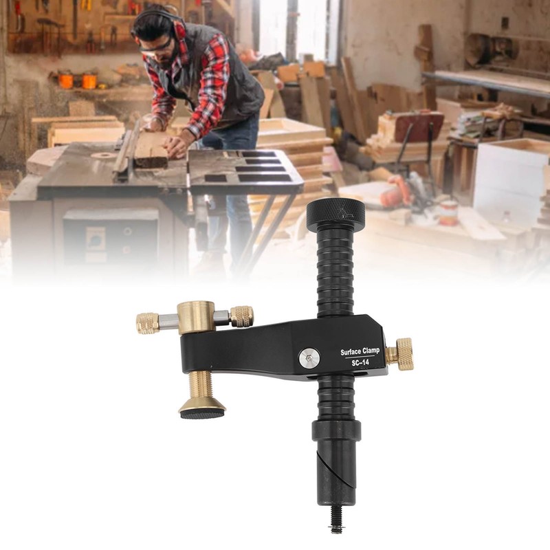 Woodworking Bench Clamp Hold Down Adjustable Aluminum Alloy Workbench Surface