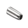 sourcing map 20Pcs Metal Bell Stopper, 3mm Conical Cord Ends