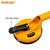 SOLUDE 2 Pack Glass Suction Cup,Aluminium Heavy Duty Vacuum Lifter