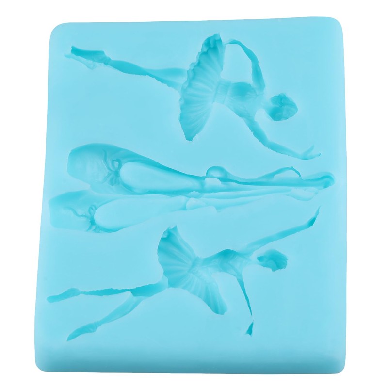 Ballet Dancer Silicone Mold Ballet Shoes Fondant Chocolate Molds