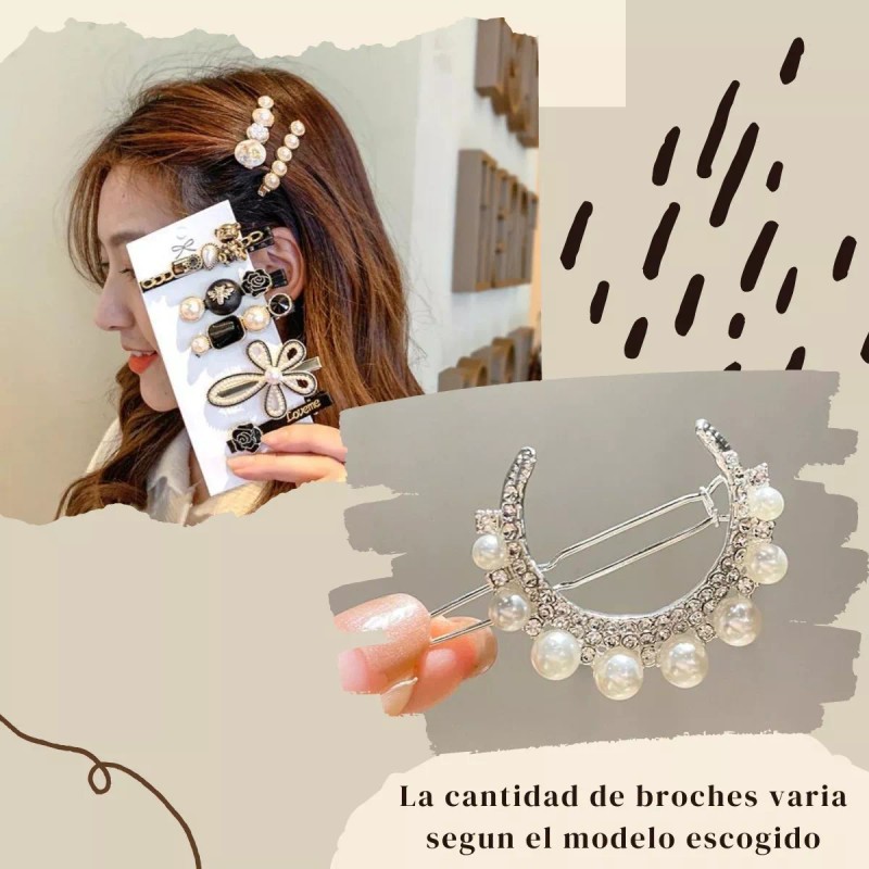 Universo en Linea Kit Broche Pinza Pasador Cabello De Moda