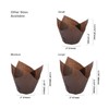 Royal Brown Tulip Style Baking Cups, Medium, Sleeve of 200
