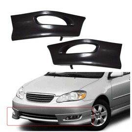 Labwork Front Bumper Lip Splitter Chin Spoiler Body S Style Replacement for Toyota Corolla 2005-2008