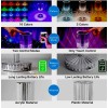 TOMSHINE Crystal Diamond Table Lamp, 16 Colors USB Charging Touch