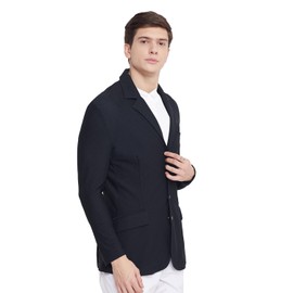 TuffRider Mens EquiVent Show Coat L Black