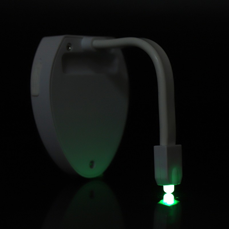 Rechargeable Toilet LED Motion Induction Bathroom Night Light Sensor with