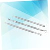 Ipetboom 3pcs Dead Skin Fork Dead Skin Cuticle Pusher Nail