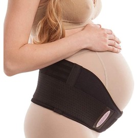 GABRIALLA Cotton Lined Pregnancy Belly Band for Pregnant Women, Soft & Breathable, Pregnancy Must Haves Belly Support Band for Abdominal, Pelvic, Waist, Back Pain - Adjustable Maternity Support Belt