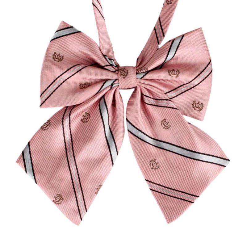 [VmanKu] スクールリボン 女子 制服リボン 調節可能 女の子制服小物 蝶ネクタイ ガールズ中学生 女子高校生 コスプレリボン