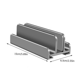 Operitacx Vertical Tablet Stand Versatile Alloy Holder for Laptops Notebooks Phones Ergonomic Design for Desk Use Lightweight Durable with Card Slots for Home Office