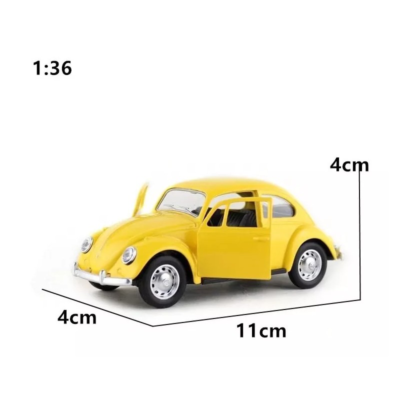 AIBOULLY Vocho Volkswagen V W Clásico Escala 1:36