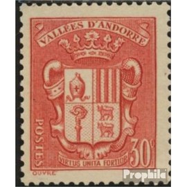 Andorra - french Post 57 unmounted mint/never hinged ** MNH 1937 Landscapes (Stamps for collectors)