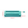 Pxyelec DIP 40 Pin Universal ZIF IC Socket Lock 2.54mm