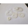 M4 x 12mm Nylon White Penny Washers Fender Repair Washer