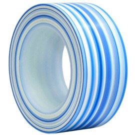 StaticTek UltraTape 1153 Polyethylene Super-Tack White Cleanroom Tape, General Purpose, Low Outgassing, 2 Inch Wide X 108 Feet Long, Blue & White, 1 Roll