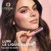 L'Oréal Paris Lumi Le Liquid Blush with a Freshly Shimmering