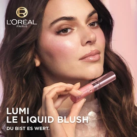 L'Oréal Paris Lumi Le Liquid Blush with a Freshly Shimmering Colour Shine, For All Skin Types, Colour-Intensive Glow, Lumi Le Liquid Blush, Glowy Cool Berry 645, 10 ml