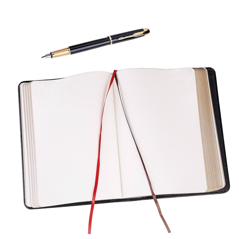 ISIYINER Retro PU Leather Bible Journal Notebook Notebook School Office