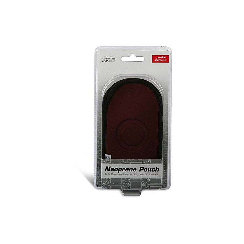 PSP Slim & Lite, PSP - Neoprene Pouch, dunkelrot