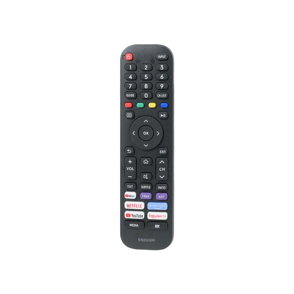 azurano Remote Control for HISENSE EN2G30H, T269780, VIDAA for Hisense